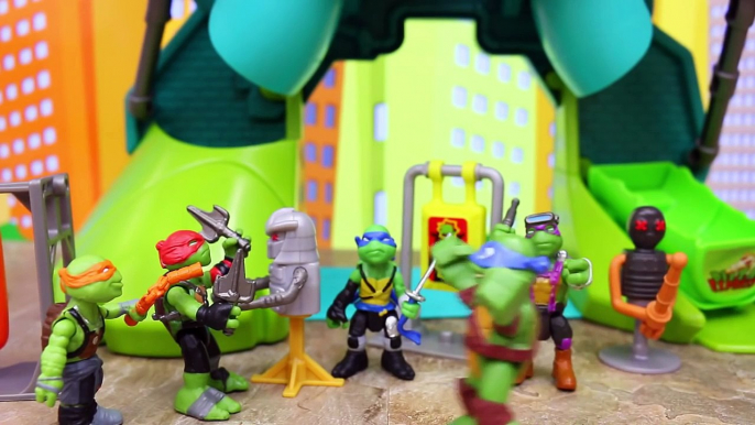 Teenage Mutant Ninja Turtles Half Shell Heroes Kick Out of the Shadows Ninja Turtles from Sewer Lair-dQnXpLmO7r8