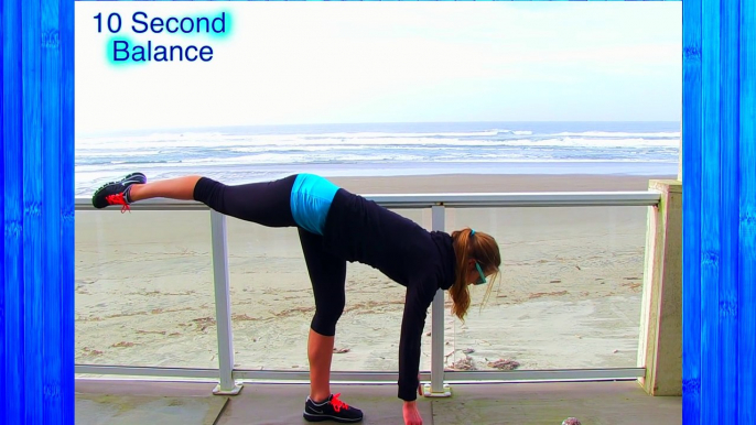 Butt and Thigh Barre Workout Video - Beach Barre Lower Body Workout for Long Lean Legs