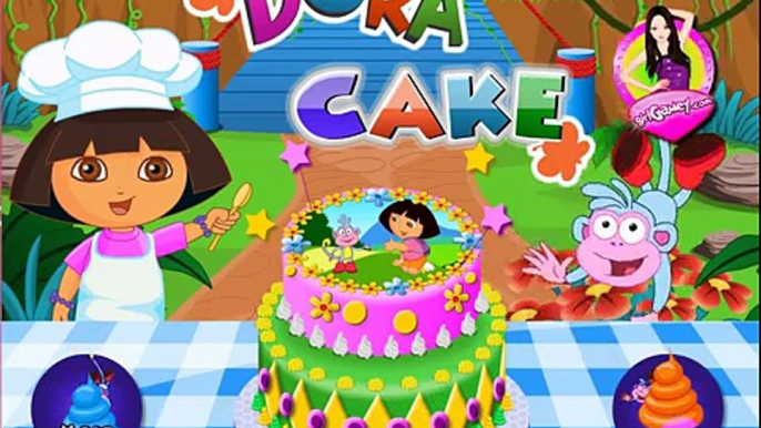 Dora Cake Top Dora Cooking Cake Games new ! mmmm