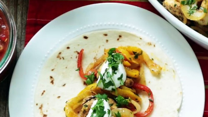 Quick and easy way to prepare homemade, flavorful fajitas for a crowd: