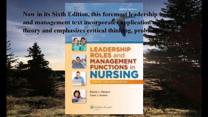 Download Leadership Roles and Management Functions in Nursing: Theory and Application / Edition 8 ebook PDF