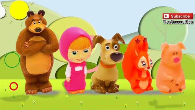 Masha and the Bear Finger Family Collection Lyrics Masha i Medved Nursery Rhyme | ToysSurpriseEggs