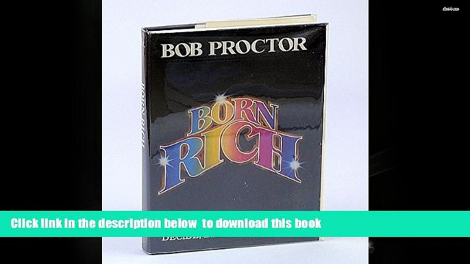 PDF  You Were Born Rich Bob Proctor Pre Order