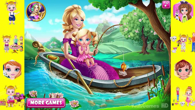 Baby Barbie Game Movie ► Baby Barbie Disney Princess Royal Bath ► Cartoons For Children In English