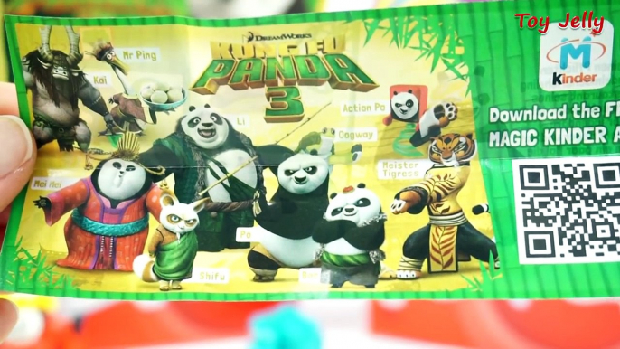 Kung Fu Panda 3 Toys in Kinder Surprise Eggs Disney Princess Palace Pets Kinder Surprise Eggs