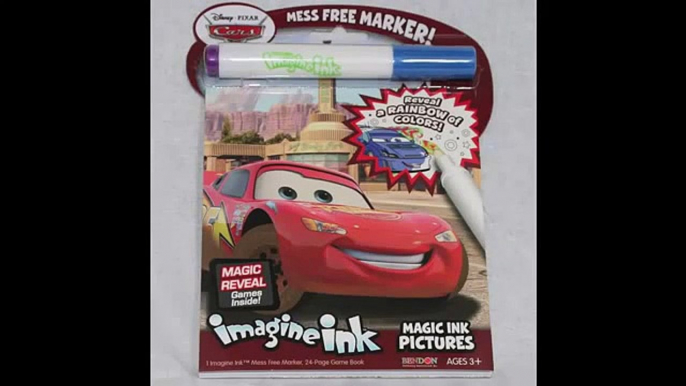 Imagine Ink Disney Pixar Cars Color Changing Coloring Book Mess Free Marker Bendon Publishing