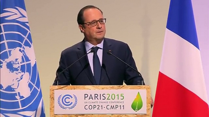 Future of planet at stake, says Hollande at climate summit