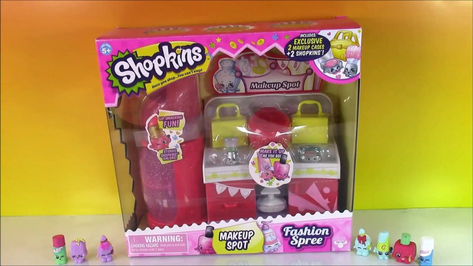 SHOPKINS Nail Kits FAIL! Strawberry Kiss & Lippy Lips! Shopkins Mak Up Spot! Exclusives