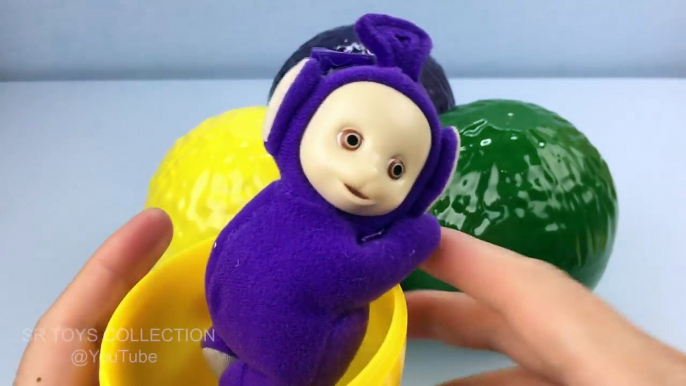 Fun Learning Colours with Surprise Balls and Surprise Eggs with Teletubbies for Children