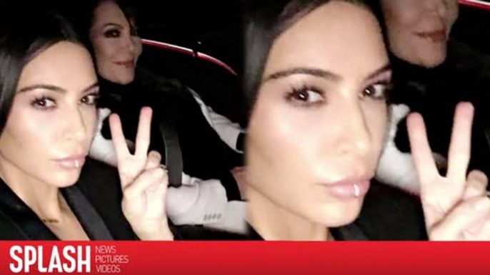 Kim Kardashian Posts First Selfie of 2017, Shows off Lip Ring