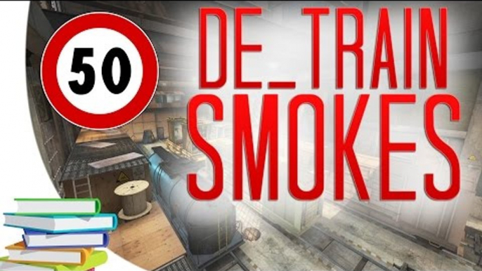 De_Train ALL SMOKES! [50 smokes videobook] #CSGO