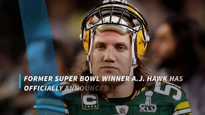 A.J. Hawk has announced his retirement