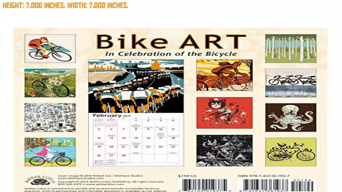 Best Bike Art 2017 Mini Wall Calendar: In Celebration of the Bicycle [Ebook]