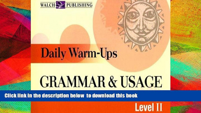 PDF [FREE] DOWNLOAD  Daily Warm-Ups: Grammar   Usage: Level II (Daily Warm-Ups) FOR IPAD