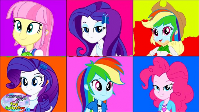 My Little Pony Transforms Equestria Girls Mane 6 Color Swap MLP Surprise Egg and Toy Collector SETC