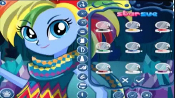 ☆ MLP Rainbow Dash Equestria Girls Legend Of Everfree New Dress Up Game For Kids