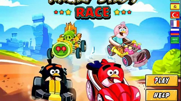 Развивающее видео для детей. Angry Birds Race Car Racing Game Walkthrough Level 5 Gameplay.