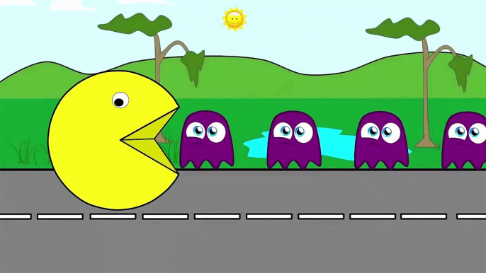 Learn Colors for Children - Pacman 1 Colours for Kids to Learn - Color Learning Videos