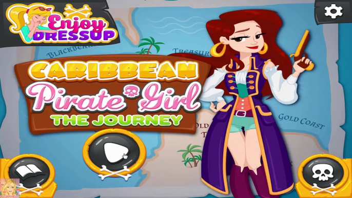 Caribbean Pirate Girls Journey - Treasure Hunt Games for Kids