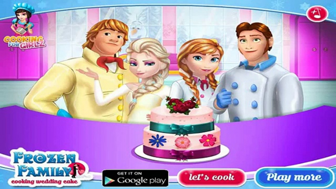 ANNA FROZEN KRISTOFF ELSA FROZEN Y HANS COCINAN JUNTOS! - FROZEN FAMILY COOKING WEDDING CAKE!