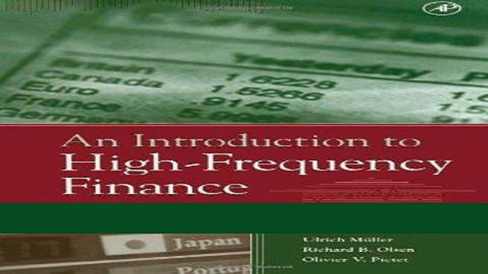 Read An Introduction to High-Frequency Finance Best Collection