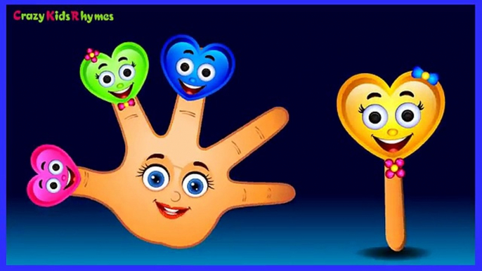 Finger Family Nursery Rhyme Lollipop Heart _ Rhymes for Children _ Family Finger Song