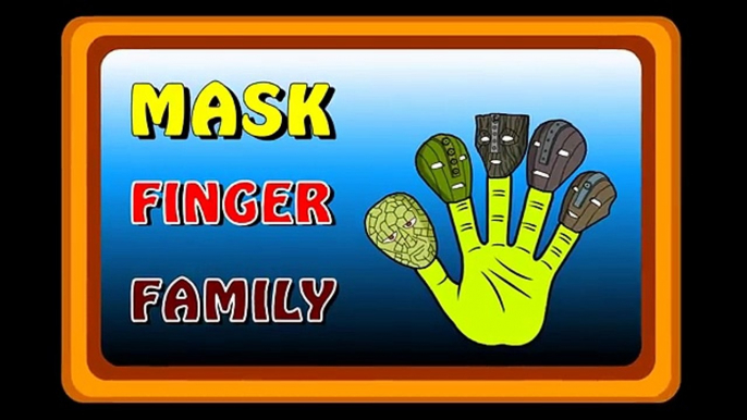 Finger Family (Mask Finger Family) Nursery Rhyme - Finger Family Song - Children Songs HD