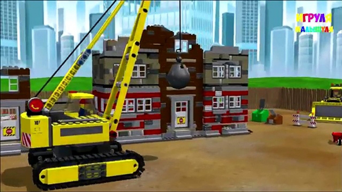 Мультфильм про кран.Лего мультики.Лего Сити.Мультики про машинки.Развивающие мультфильмы.#Лего