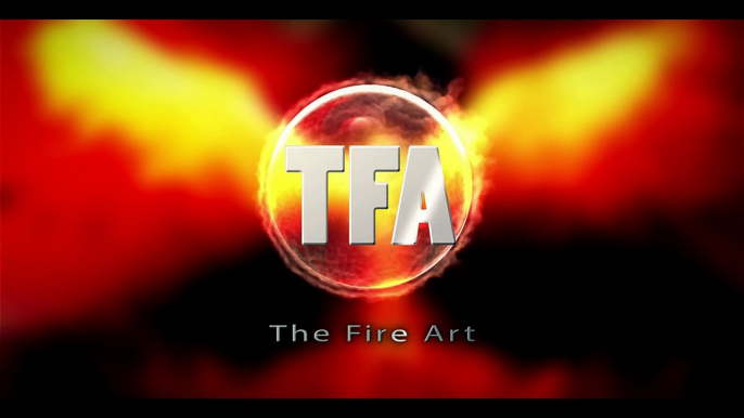 The Fire Art | Bagua Chain Reaction - Amazing Fire Domino