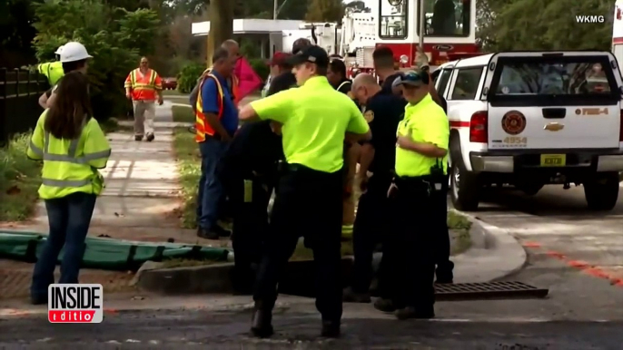 City Workers Lift 950-Pound Manatee From Storm Drain After Being Stuck for Hours-dzCjV3Un61I