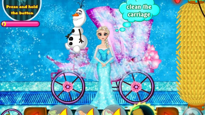 Elsa Carriage Wash - Disney Princess Elsa Movie Games