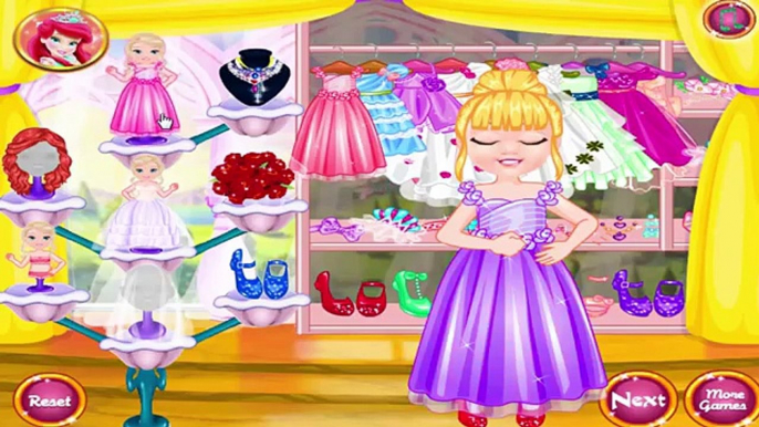 Little Princess Barbie Wedding Dress Up - Disney Princess Video Games For Girls