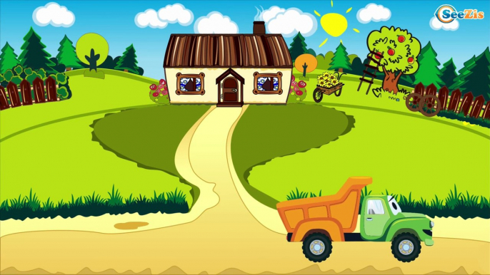 Trucks Cartoon - The Truck with dangerous cactus! Cartoons for children Episode 47