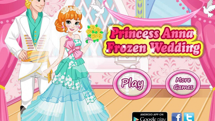 Princess Anna Frozen Wedding: Disney princess Frozen - Best Baby Games For Girls