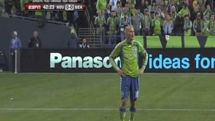 Houston Dynamo at Seattle Sounders FC - Western Conference Semifinals - Game 1 Highlights  10/29/09