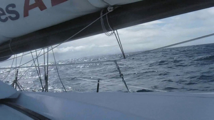D73 : Rich Wilson in the islands just after Cape Horn  / Vendée Globe