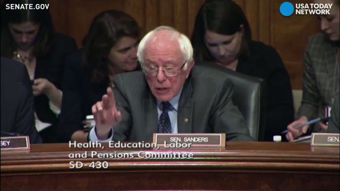 Betsy DeVos grilled by Bernie Sanders during hearing