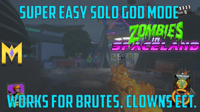 CoD Infinite Warfare Zombie Glitches - VERY EASY SOLO GOD MODE - "Solo God Mode Glitch"