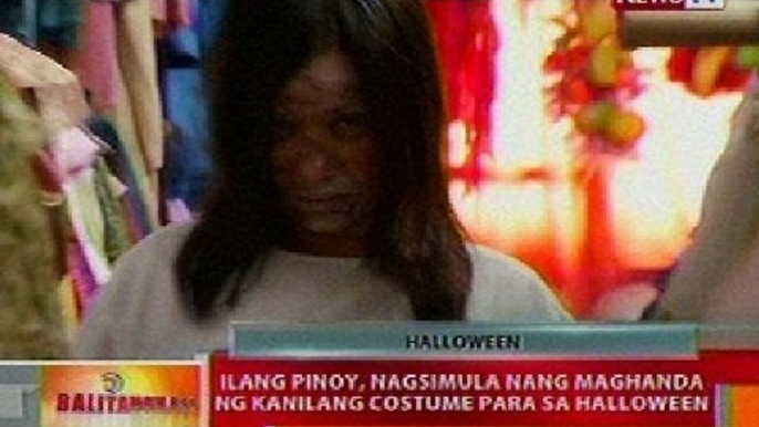 BT: Ilang Pinoy, nagsimula nang maghanda ng kanilang costume para sa Halloween