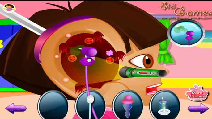 Dora Ear Doctor - Dora The Explorer - Children Games To Play - totalkidsonline