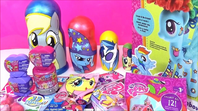 My Little Pony Custom Nesting Doll Toy Surprises! MLP Derpy, Trixie, MLP Kids Toy Surprise Episode