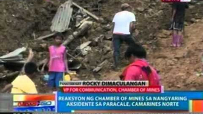 NTG: Reaksyon ng Chamber of Mines sa nangyaring aksidente sa Paracale, Camarines Norte (020212)