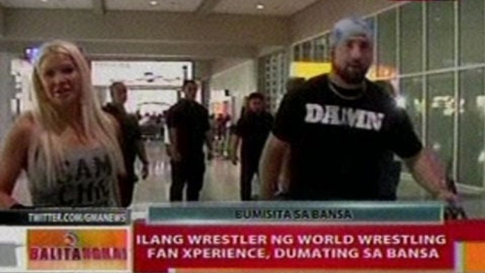 BT: Ilang wrestler ng World Wrestling Fan Xperience, dumating sa bansa