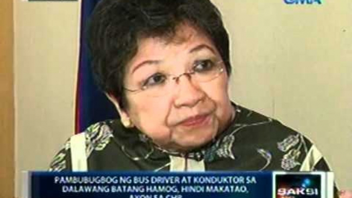 Pambubugbog ng bus driver at konduktor sa dalawang batang hamog, hindi makatao, ayon sa CHR