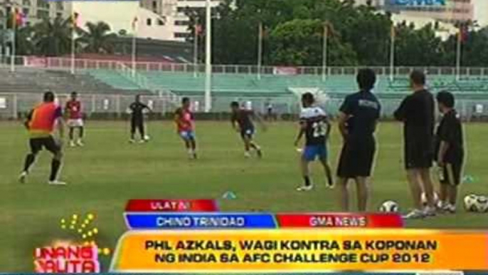 UB: Panayam kay Chino Trinidad kaugnay ng pagkakapanalo ng PHL Azkals vs koponan ng India (031212)