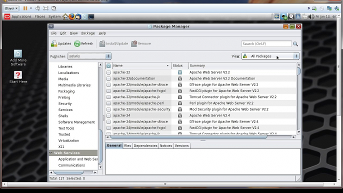 My Oracle Solaris VMtools error and Solaris systems updates