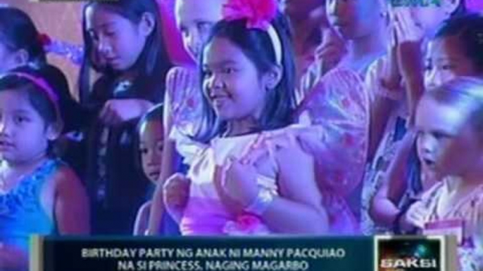 Saksi:  Birthday party ng anak ni Manny Pacquiao na si Princess, naging magarbo