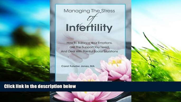 Pre Order Managing The Stress Of Infertility: How To Balance Your Emotions, Get The Support You