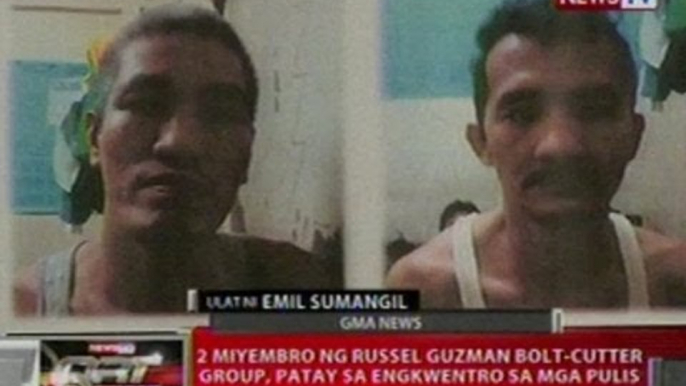 qrt: 2 miyembro ng Russel Guzman Bolt-cutter group, patay sa engkwentro ng mga pulis sa Tarlac