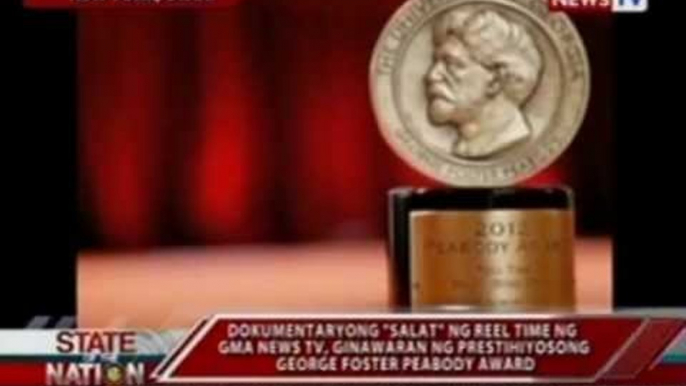 Dokumentaryong "Salat" ng Reel Time ng GMA News TV, ginawaran ng  George Foster Peabody Award